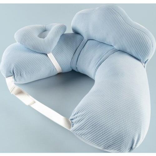 Newborn Nursing Pillow Baby Maternity Breastfeeding Multifunction Adjustable Waist Cushion Infant Feeding Layered Washable Cover