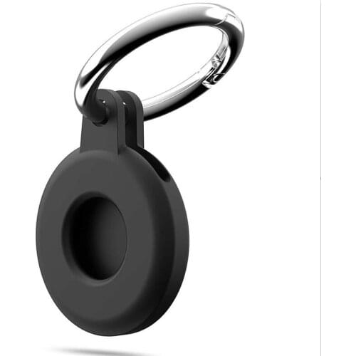 Silicone Protective Case For AirTag Key Finder Location Tracker 2021 Anti-Scratch Anti-Lost Protective Cover with Keychain