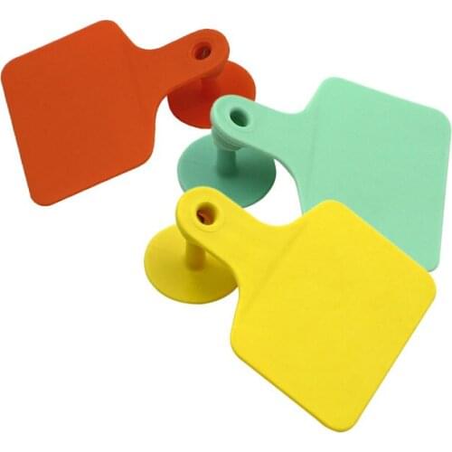 100 Pcs Farm Animals Cattles Ear Tags Tools Cow Pig Ear Signage Animal identification Livestock Cattle Ear tags Farm Equipments
