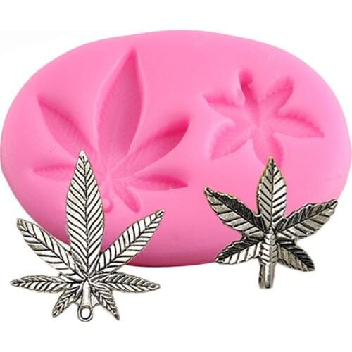 Maple Leaf Silicone Mold DIY Cupcake Topper Fondant Cake Decorating Tools Leaves Clay Candy Resin Molds Chocolate Gumpaste Mould