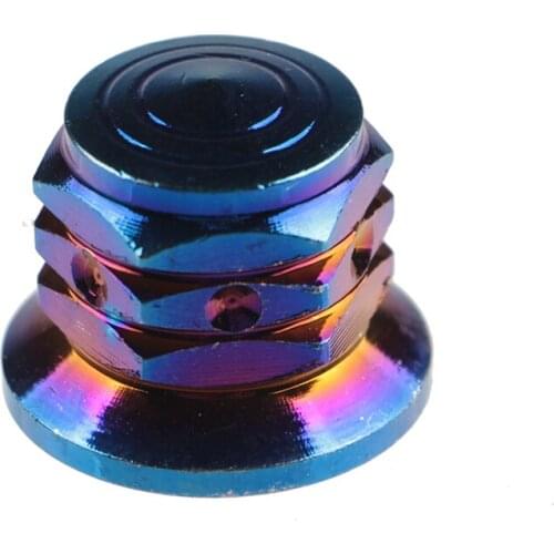 Rear shock absorber nut M10 suitable for electric vehicle motorcycle spring shock absorber screw nut cap stainless steel