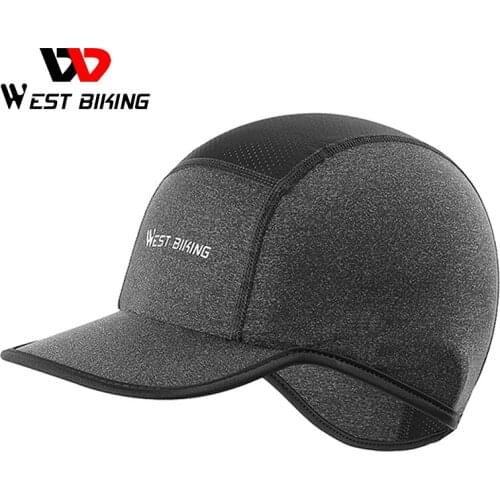 WEST BIKING Summer Sport Caps Ice Silk Anti-UV Cycling Helmet Hat Running Riding MTB Bike Bandana Headband Motorcycle Headwear