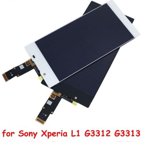 NEW for Sony Xperia L1 LCD Screen G3312 LCD Display G3313 LCD Touch Screen Digitizer Sensor Glass Screen Monitor Panel Assembly