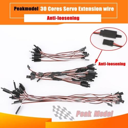 10 pcs / Lot 30 core light weight extension wire Y-wire Futaba Jr universal