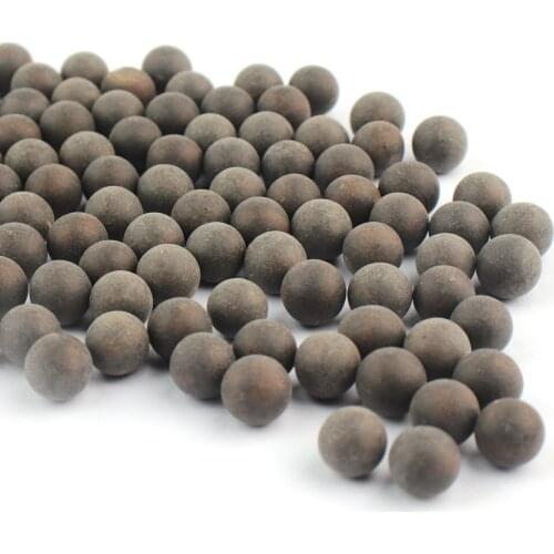 100pcs 10mm Slingshot Beads Bearing Mud Balls Safety Non-toxic Slingshot Ammo Solid Clay Balls For Outdoor Hunting Shooting