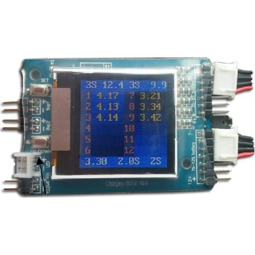 2pcs Chargery BS12 Microprocessor controlled Monitor Reader Saver Watcher TFT LCD Display 2S ~ 12S Lipo Li-ion Lifepo4 Battery
