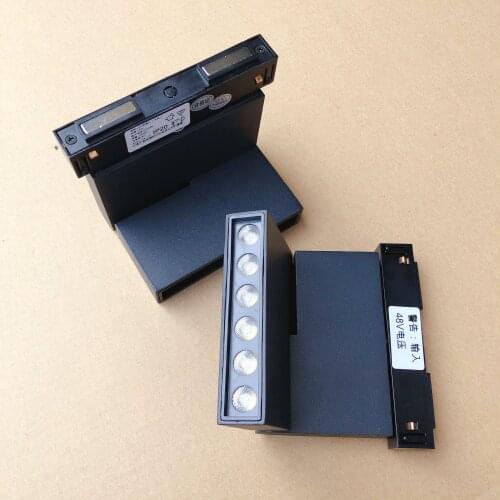 6W 12W Magnetic Track Lights Suspended LED Spotlight LED Magnetic Light Track Lighting for Home Clothing Shop Store Art gallery