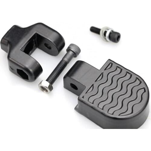 60%HOT Electric Mountain Bike Pedal Aluminum Alloy Folding Rear Footrest Carrier Board