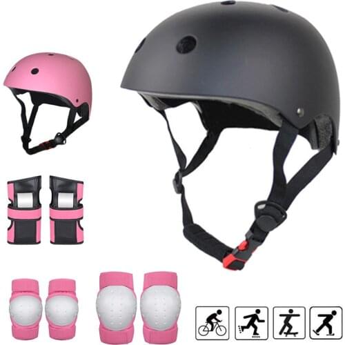 7PCS Children Protective Equipment Roller Skateboard BMX Scooter Riding Protective Equipment Kids Roller Skating Cycling Gear