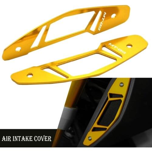 Motorcycle Accessories Auminum Air Intake Grill Guard Cover Protector For YAMAHA MT09 MT-09 MT 09 FZ 09 Fz09 FJ09 2014 2015 2016