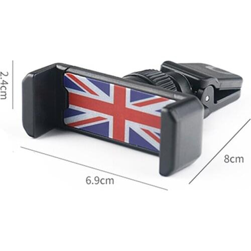 Auto Red Union Flag Mobile Phone Stand GPSZ Stand Car Navigation Dashcam Auto Parts