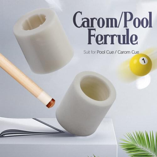 Free Shipping Billiards Ferrule XTC Ferrule 3pcs/lot Billiards Suit For Carom Cue 3 Cushion Stick Tubes Billiard Accessories