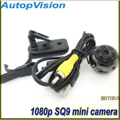 SQ9 Mini Camera Mini DV Recorder HD 1080P 720P Infrared Night Vision Digital Camera Mini Camera Recorder 360 Degree Rotation