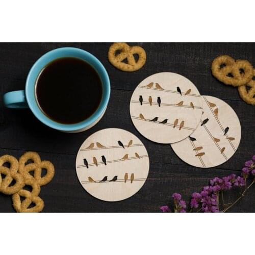 Wife, Ladies, Wood Coasters, Christmas gift for Women, Young woman, Spouse, Daughter, Female boss, Girl, Girlfriend, Coworker fe