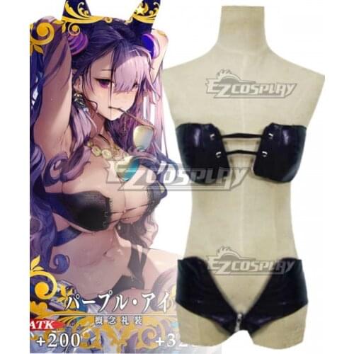 Fate Grand Order FGO Caster Murasaki Shikibu Bikini Suit Girls Halloween Party Set Leather Adult Christmas Cosplay Costume E001