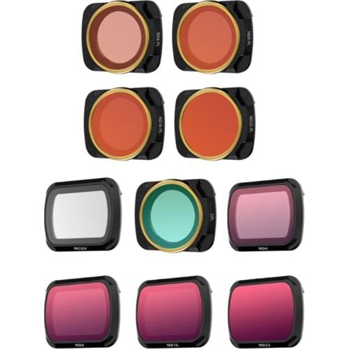 1Set Lens Filter Neutral Density Polar MCUV CPL ND/PL Filters ND NDPL4/8/16/32 Kit for D-JI Mavic Air 2 Drone