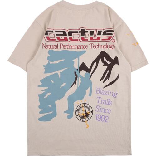 ZOTTSOZ T-Shirts Travis Scott Hip Hop Harajuku Casual Shadow Letter Print Short Sleeve Tees Shirts Summer Tshirt Tops Streetwear