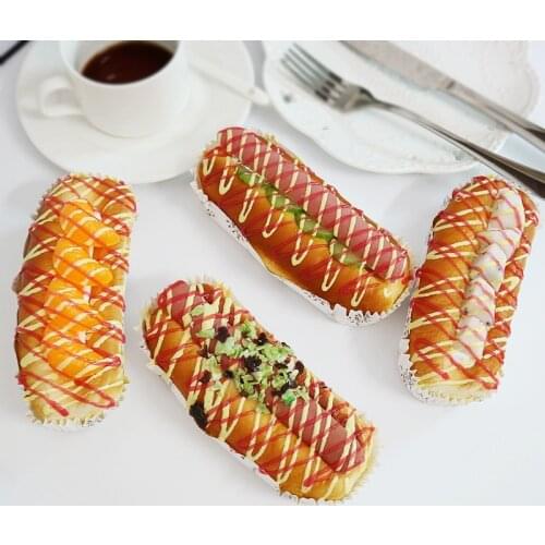 Gourmet photography decoration Simulation hot dog cuisine bread model props Cake food food window shop decoration decoration