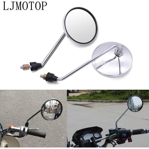 Motorcycle mirror rearview Side Mirror round mirror 8mm/10mm For Yamaha YQ50 Aerox MBK Nitro xt600 nvx155 aerox155 nvx aerox 155