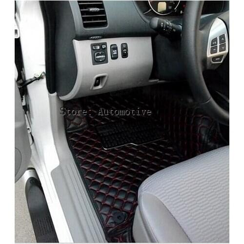 Best mat! Special floor mats for Mitsubishi Pajero Sport 5seats 2014 waterproof carpets for Pajero Sport 2015-2010,Free shipping