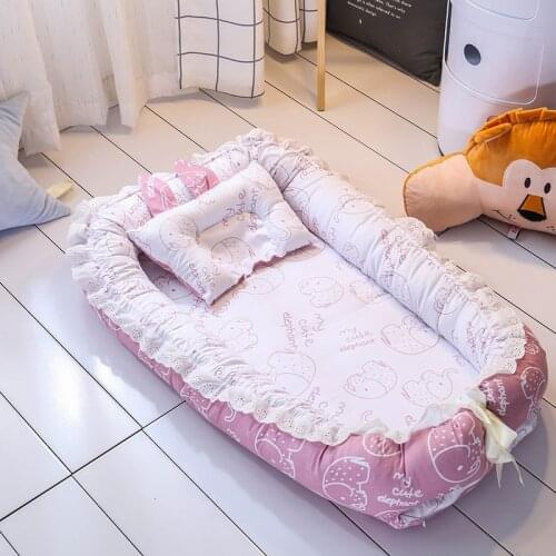Multifunction baby nest bed Newborn Milk bionic bed crib cot BB sleeping artifact bed Travel Bed with Bumper Baby SLEEP