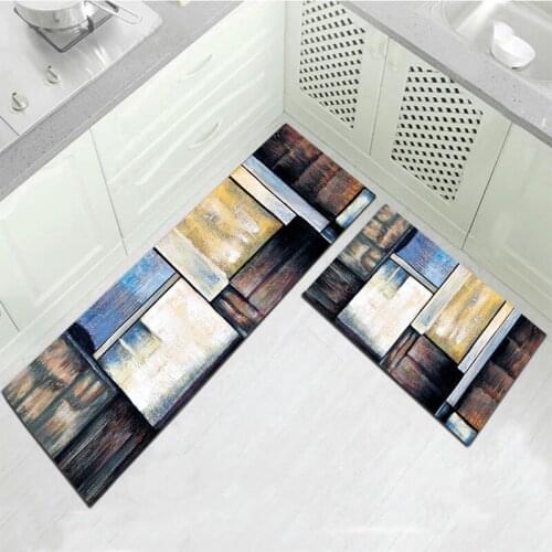 Cheaper Non-slip Bathroom Kitchen Carpet Mat Modern Area Rugs Carpets for Living Room Balcony Printed Entrance Doormat Bath Mat