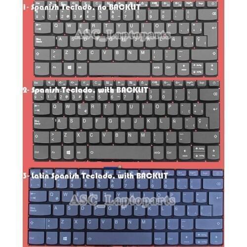 New Latin Spanish Teclado Keyboard For Lenovo S145-14IIL V145-14AST V14-ada S145-14IKB S145-14IML S145-14IWL BACKLIT