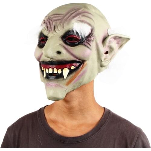 Horror Party Costume Props Full Face Latex Mask Halloween Fancy Dress Cosplay Vampire Scary Masks