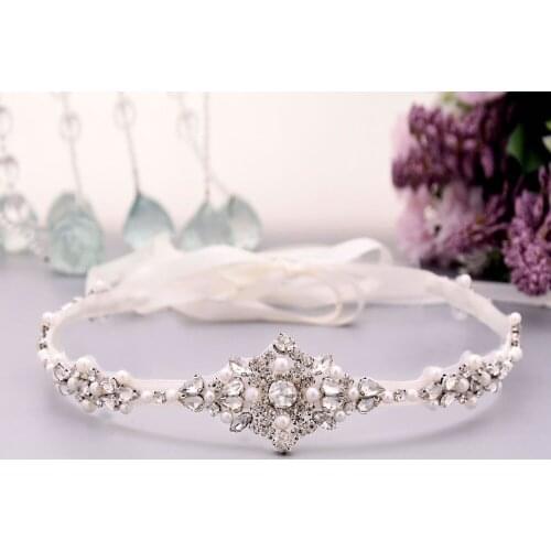 Fashion Bridal Wedding Belts Rhinestones Wedding Sashes Diamond Bridal Belts Bridal Sashes For Bridesmaid Dress Crystal Belt