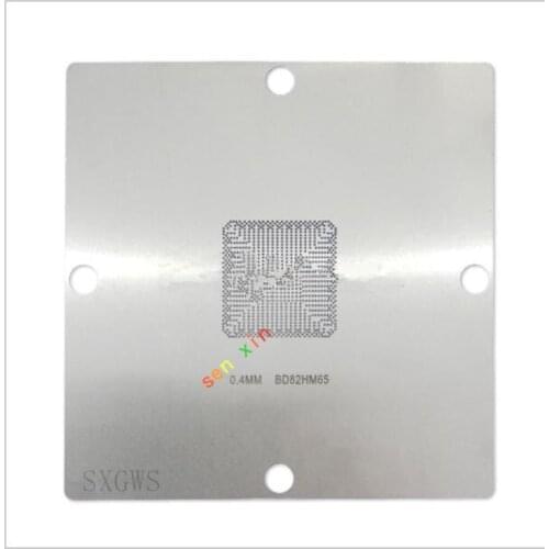 1pcs 80*80mm 90mmx90mm BD82HM65 SLJ4P SLH9D QNJHES BD82HM67 SLJ4N BD82QM67 SLJ4M BGA Stencil Template 0.35MM