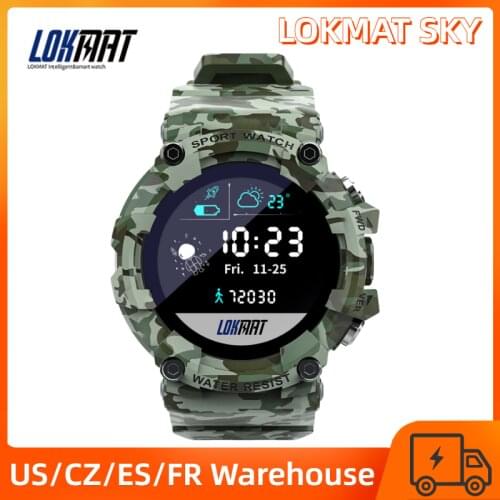 LOKMAT SKY Smart Watch Men Women 3-Meter Waterproof Sports Smart Watch 4G Full Netcom SOS One-Key Call 0.3MP Camera Smartwatches