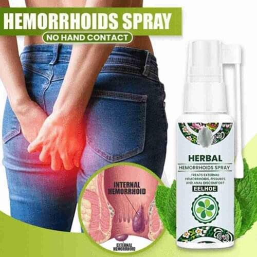 30ml 100% Natural Herbal Hemorrhoids Spray Powerful Hemorrhoids Treatment Agent Relieve Anal Pain Hemorrhoids Spray