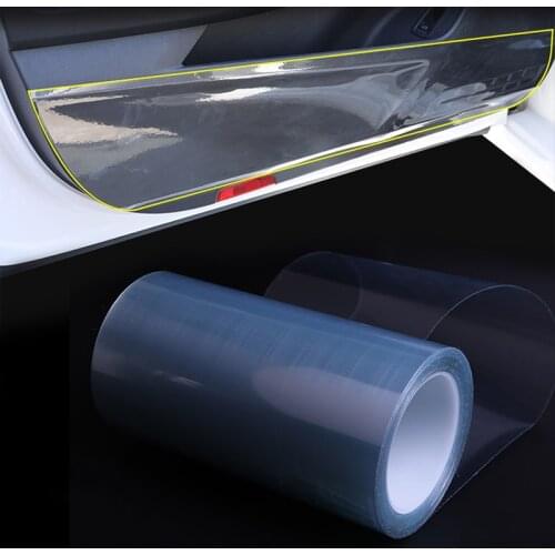 15cm*1/2/5m Styling Rhino Skin Car Protective Film Anti-kick Film Transparent Invisible Car Bumper Hood Paint Protect Stickers