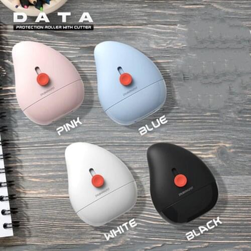 1 Set Data Protection Roller With Cutter Identity Privacy Roller Stamp Information Coverage Messy Code Security Seal Dropship