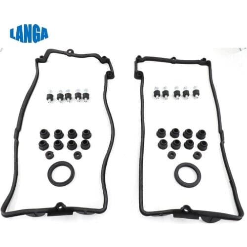 11127513194 11127513195 OEM Valve Cover Gasket Set For BMW E65 E66 7-Series 545i 550i 645ci 650i 745i 750i X5 Left & Righ