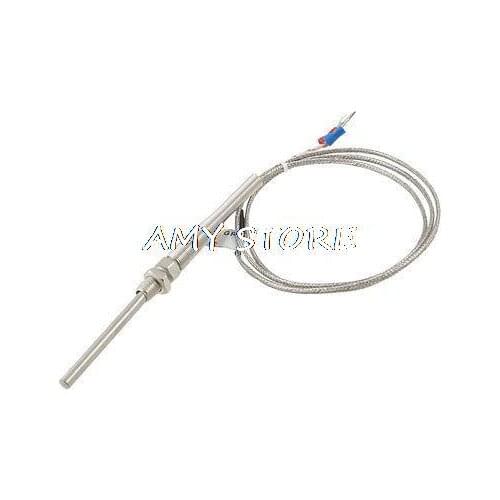 8mm Thread K Type Thermocouple Temperature Measurement Sensor 0-400C 5mm x 50mm