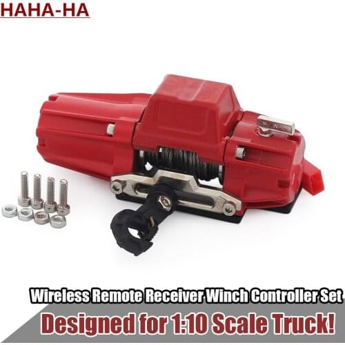 Wireless Remote Receiver Winch Controller Set for RC Crawler Car Axial SCX10 Traxxas TRX4 TRX6 CC01 D90 TF2