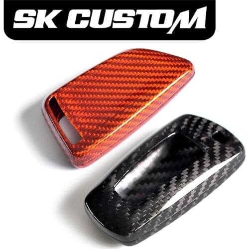 Carbon Fiber Key Case Cover For BMW 1 2 3 4 5 6 7 M Series X3 X4 F22 F30 F36 F10 F07 F12 F01 F26 Accessories