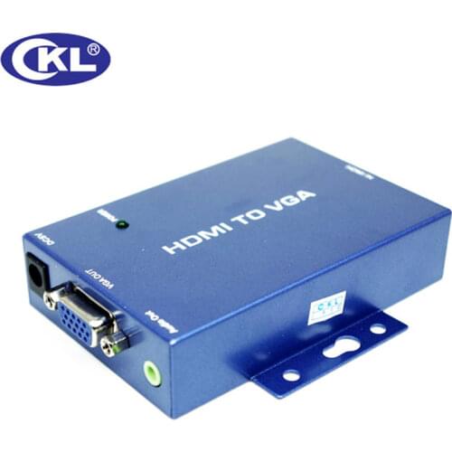 CKL-HVGA Mini HDMI to VGA Converter with Audio for PC laptop to HDTV Projector