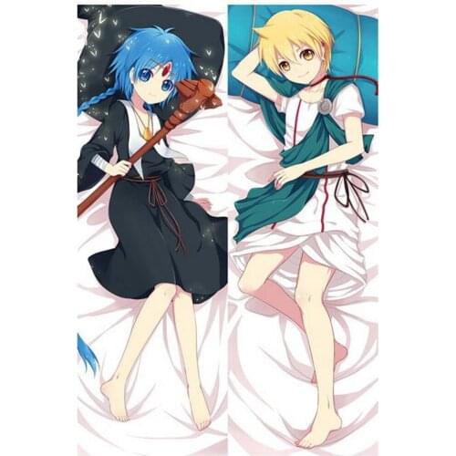 Hot Japanese Male Anime BL Magi The Labyrinth Of Magic Throw Otaku Dakimakura Gifts Bedding Hugging Body Pillow Case 150x50 CM