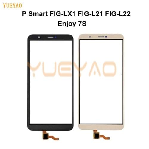 For Huawei P Smart FIG-LX1 FIG-L21 FIG-L22 Touch Screen Digitizer Panel Front Glass Sensor For Huawei Enjoy 7S Touchscreen Panel