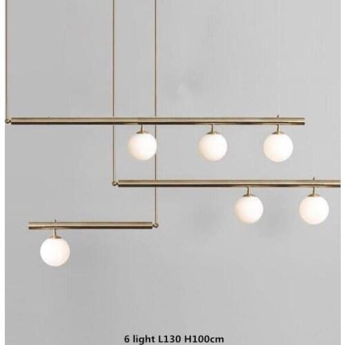 Modern Dinning Room Pendant Lighting Nordic Glass Ball Pendant Lamp Art Decor Bar/Shop Light Fixture Lustre Luminaire Lampara