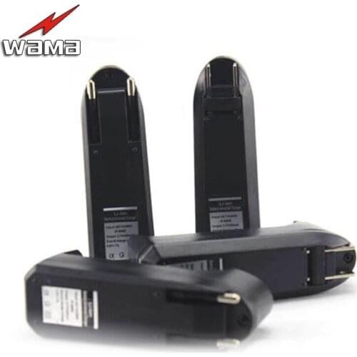 5pcs/lot US EU Plug Smart Adapter Charger 18650 16340 14500 3.6-3.7v Rechargeable for Li-ion Battery AC Wall Flat Round pin ABS