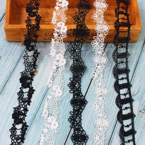 10 Yards Water-Soluble Lace Trimmings Sewing Lace-Applique Long-Neckline Fabric-Cloth Patchwork VQX162623