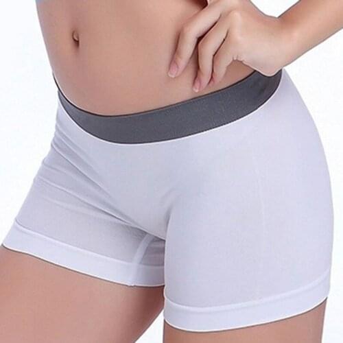 Women Yoga Shorts Summer Cotton Sports Shorts Women Solid Color Fitness Running shorts under skirt FG