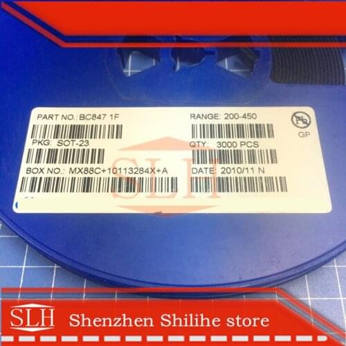 1000pcs/lot BC847 1F BC847 SOT-23 Brand new original