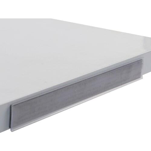 2x20cm Plastic Sign Label Holder Magnetic Shelf Retail Price Tag Label Card Merchandise Sign Display Holder