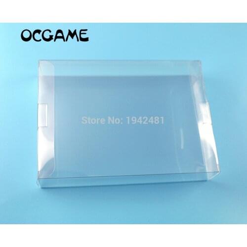 5PCS For Nintendo game boxes Clear transparent for SNES N64 Game box Protector Case CIB games plastic PET Protector