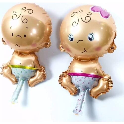 50Pcs/lot Mini Baby Foil balloon birthday party activities decoration balloon Childrens cartoon toy Hot sale wholesale party
