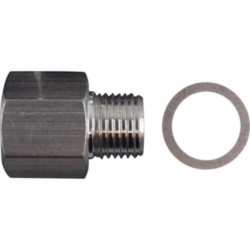 Oil Pressure Sensor Adapter M16x1.5 Female 1/4-18 NPT Turbo Feed Port Gauge Adapter For LS LS1 LSX LS2 LS3 5.3 6.0